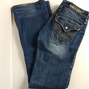 Rock Revival Sora boot distressed jeans 26